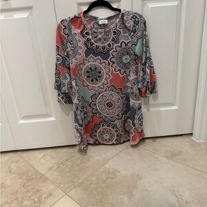 Floral Patterned Women's Top